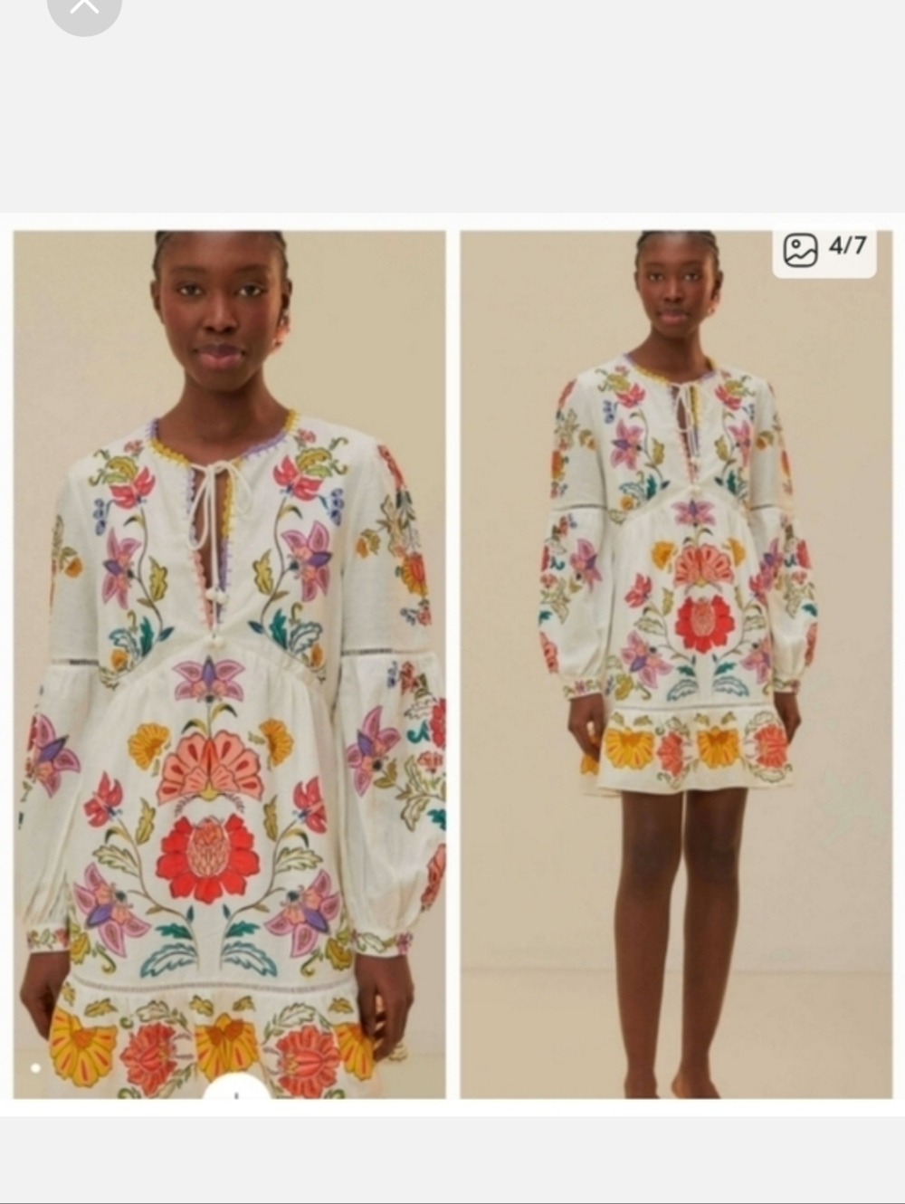 Farm Rio Insects Minidress *READ - Picture 4 of 7